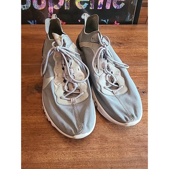 Nike React Element 55 Silver Men’s Size 13 BQ6166-007 Sneakers Shoes - Picture 13 of 14